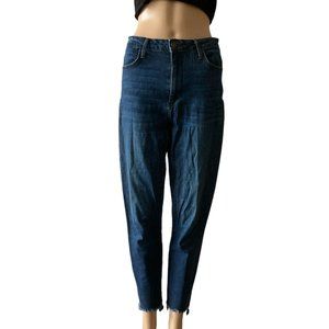 Just Black High Rise Frayed Hem Size 29 Made in USA Jeans